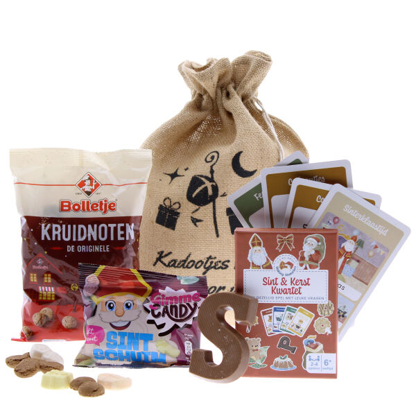 Spelplezier & lekkers - Sinterklaaspakket