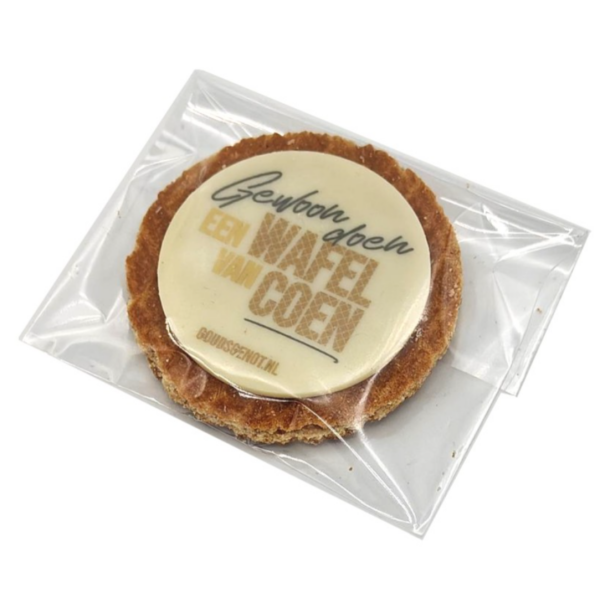 Stroopwafels met chocoladeschildje - klein