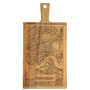 Borrelplank met plattegrond