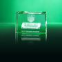 Glassculptuur met Lasergravering in 2D en 3D