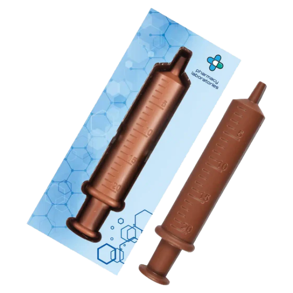 Chocolade injectienaald Chocolade injectienaald