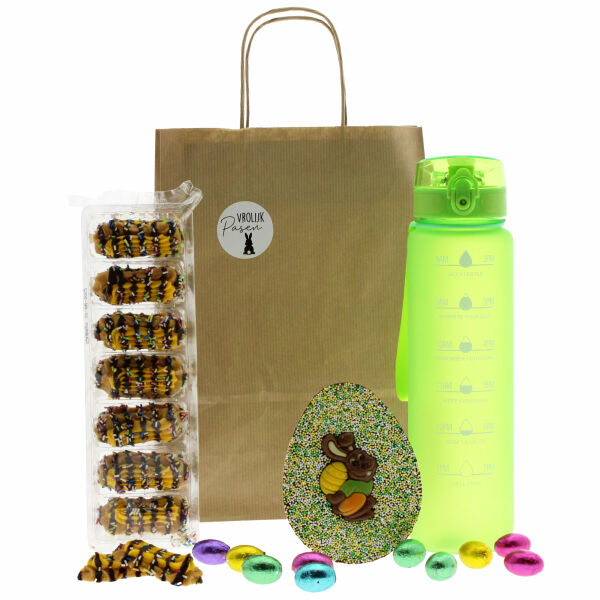 Paaspakket met rPET waterfles