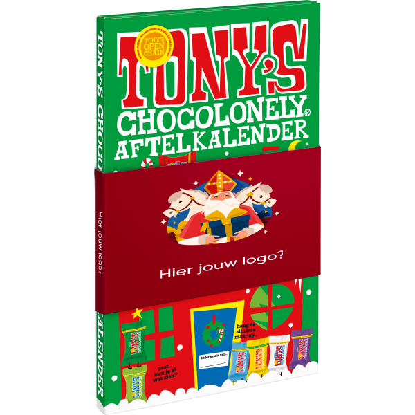 Gepersonaliseerde Tony's Chocolonely adventskalender
