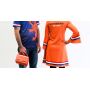 Oranje jurk